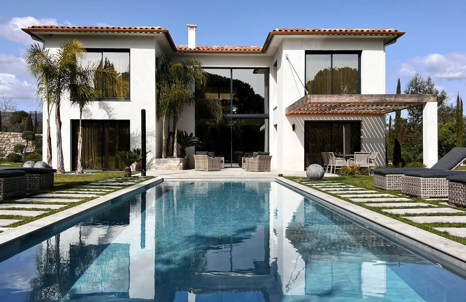 Rénovation complète de villas Côte d'Azur